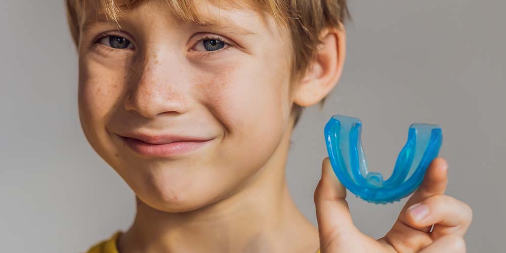 Correct jaw development in growing children.